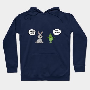 rabbit and a hop Hoodie